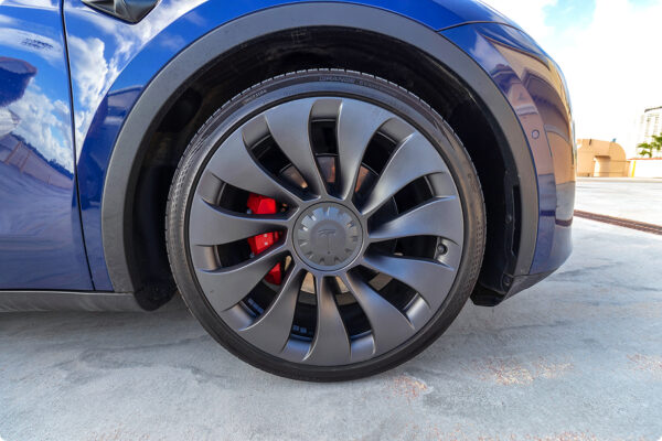 2021 TESLA MODEL Y PERFORMANCE (BLUE) - Image 4
